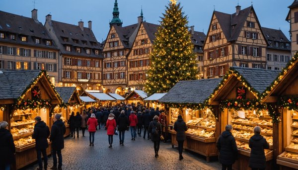 Découvrez les plus beaux marchés de noël en alsace